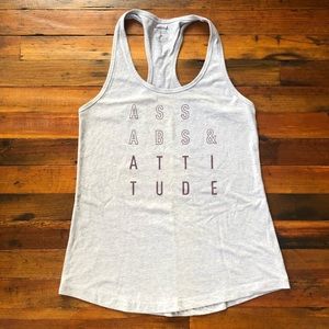 Reebok “Ass Abs & Attitude” racerback tank top